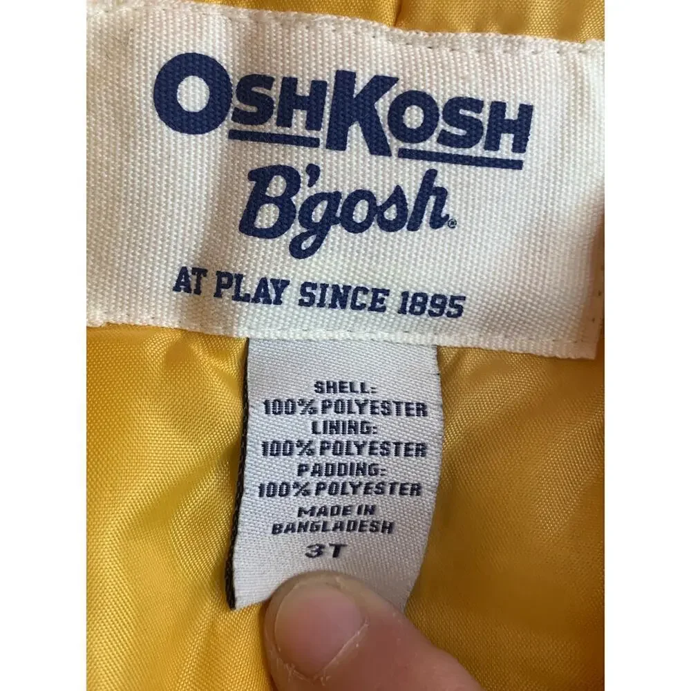 OSHKOSH B’GOSH Unisex Kids Winter Activities Snow Bib Overalls / Size: 3T - Picture 3 of 11